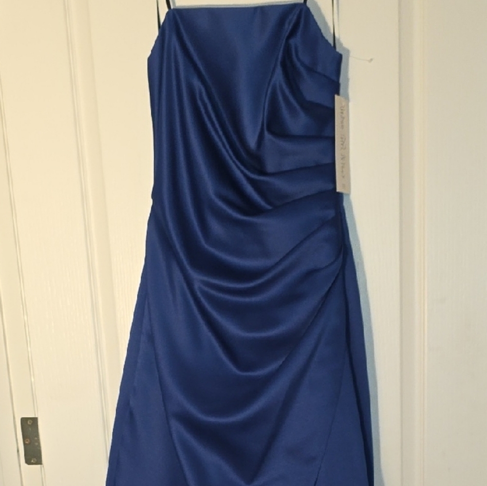 Urban Girl Nites Strapless Blue Dress Gown